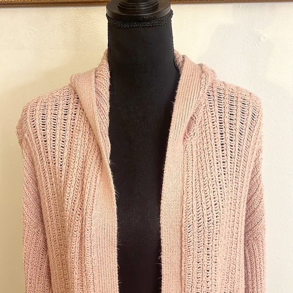 American Eagle Outfitters Long Line Open Front Cardigan W/Pockets, Sz. L. - Picture 2 of 9
